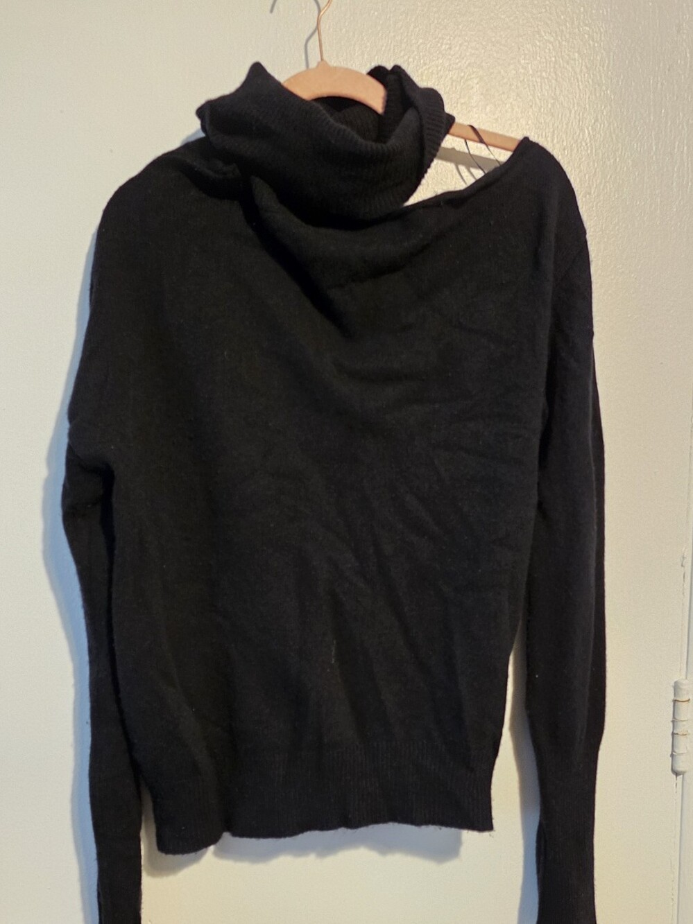 Classic Black Turtleneck Sweater